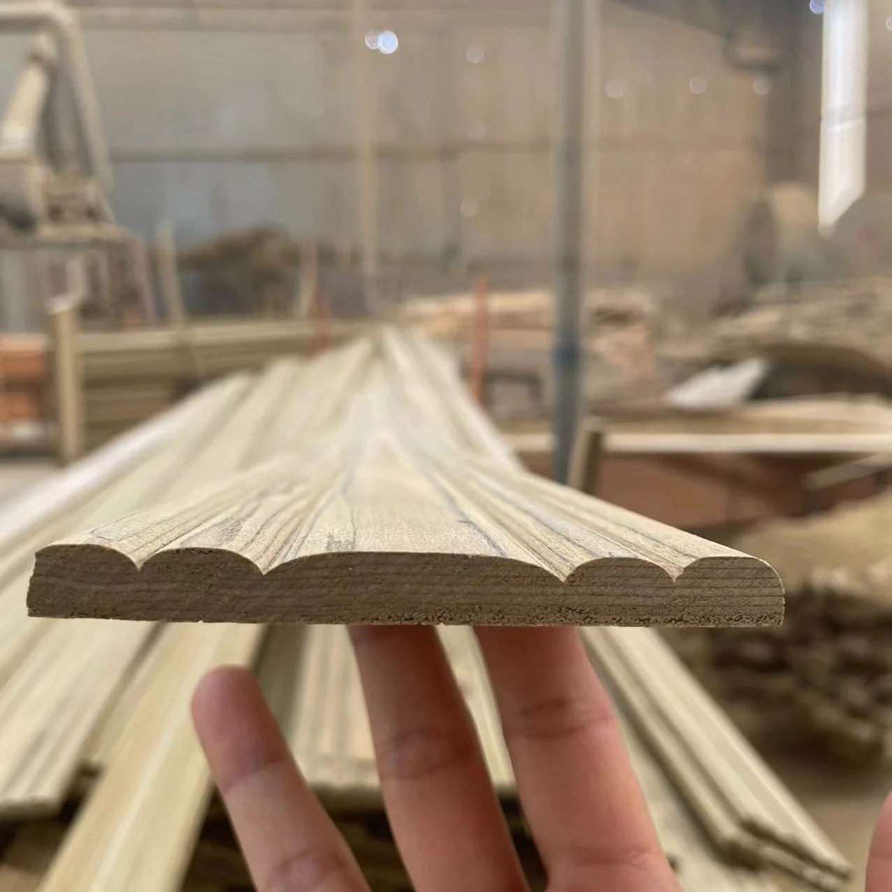 High Quality Recon Teak Wood beading Molding Wood Strips