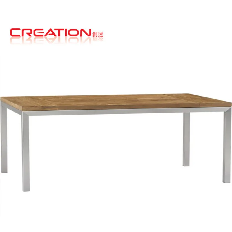 Новый современный индивидуальные дизайн-отель мебель для гостиной стол из нержавеющей стали для продажи