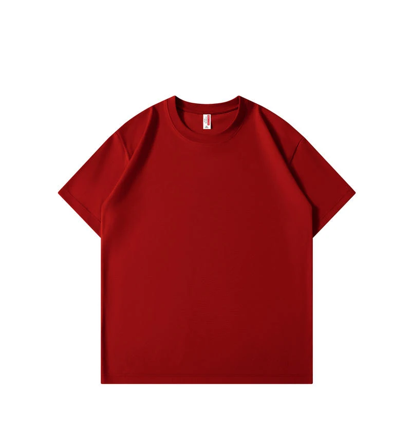 Wholesale High Quality 210g combed cotton pure cotton round neck short sleeve T-shirt printed blank naked shirt wholesale supply