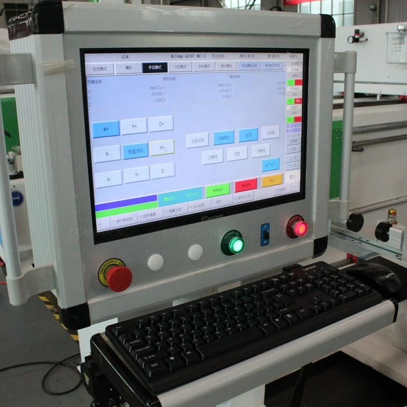 4 Axis Machine for Aluminium Profile Window Lock Hole Single Head CNC Controller English Version