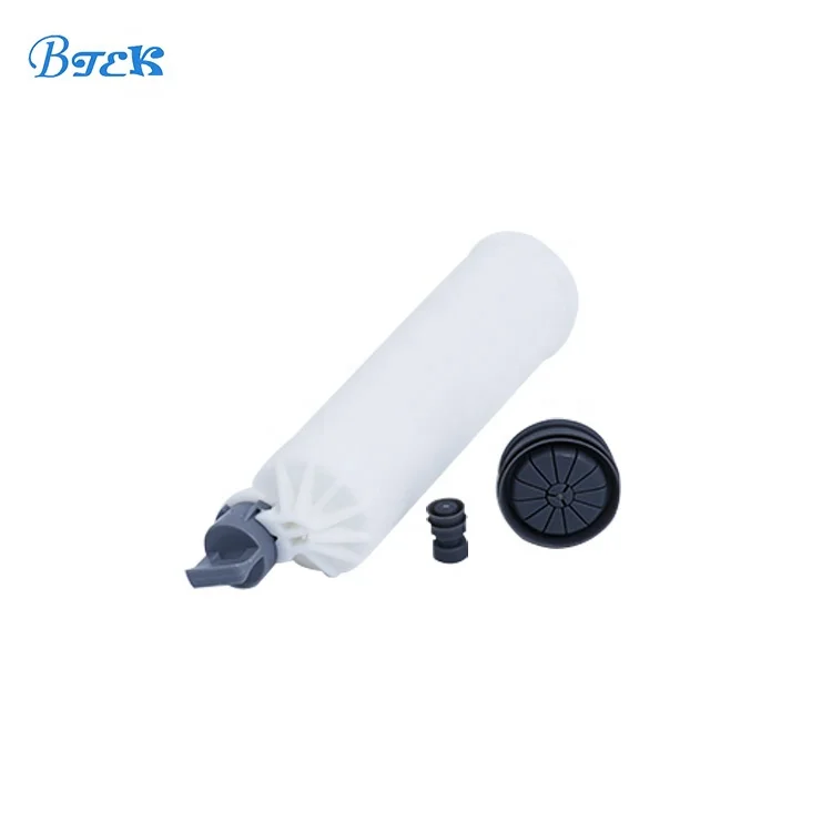 Hot selling 50ML 1:1 PP material dual clear Barrel syringe