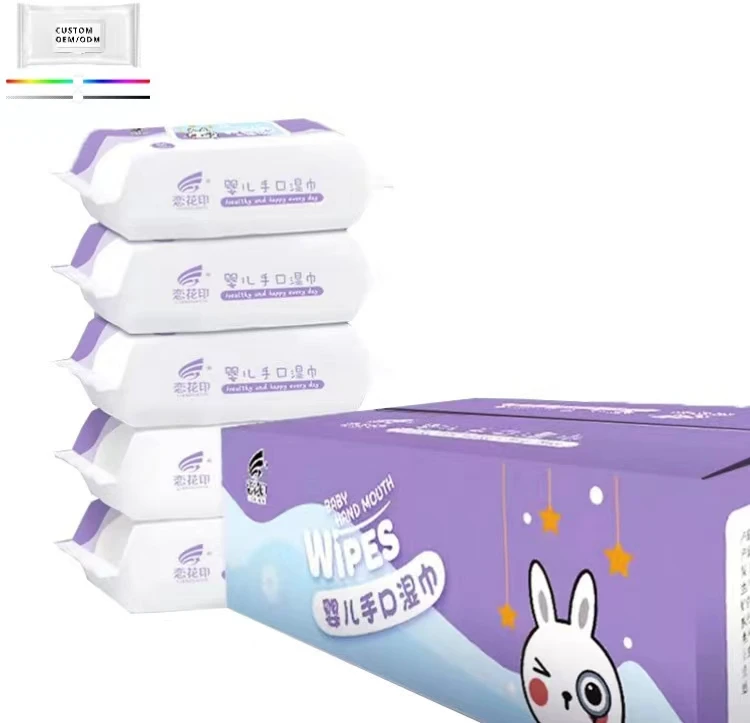 Factory Wholesale High Quality Soft Disposable Newborn Cheap Baby Cleaning  Wipes