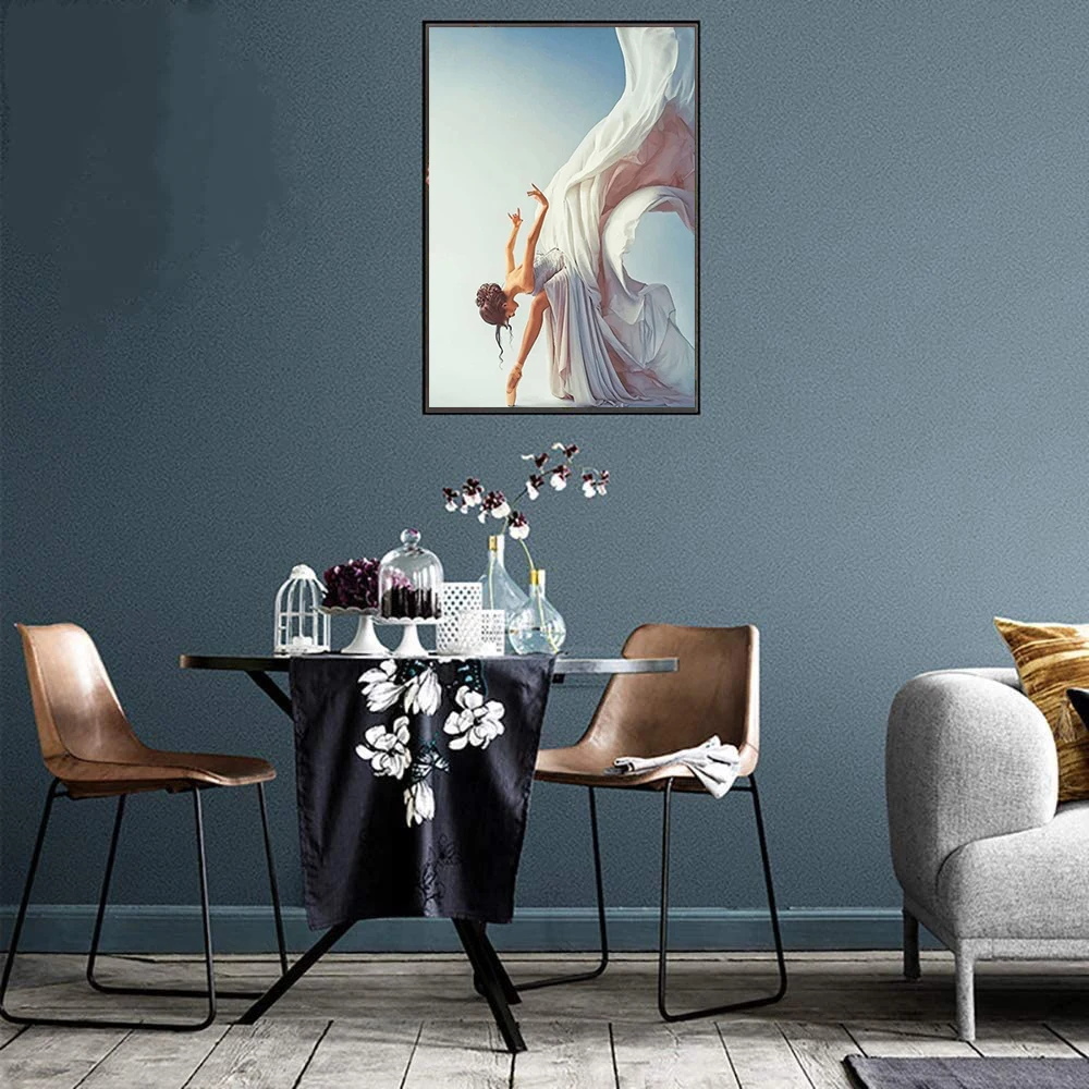 Wholesale Diy Oil Painting by Numbers Oil Painting Graceful ballerina oil painting on canvas home decoration