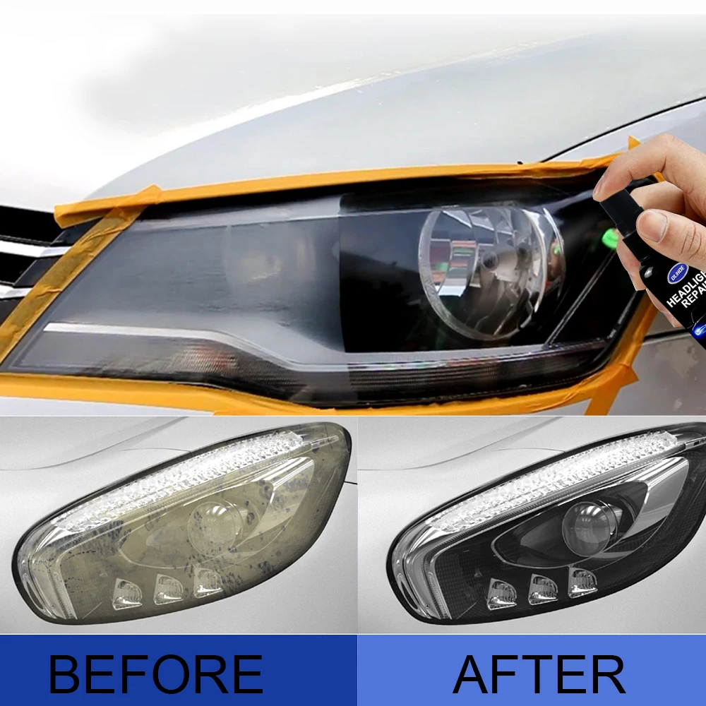 10ml 20ml 30ml 50ml Car Headlight Repair Coating Solution Repair Kit Anti Oxidation Rearview Coating Polishing Liquid Agent