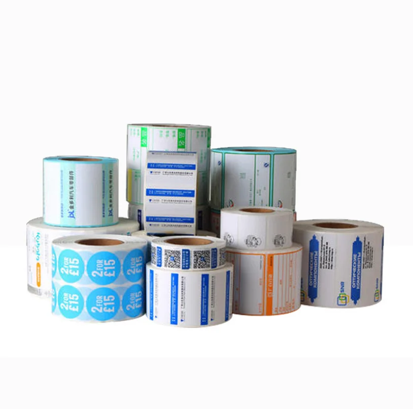 
Low MOQ Stickers Roll Adhesive Gold Foil Hot Stamping Clear Custom Logo OEM Packaging Labels 