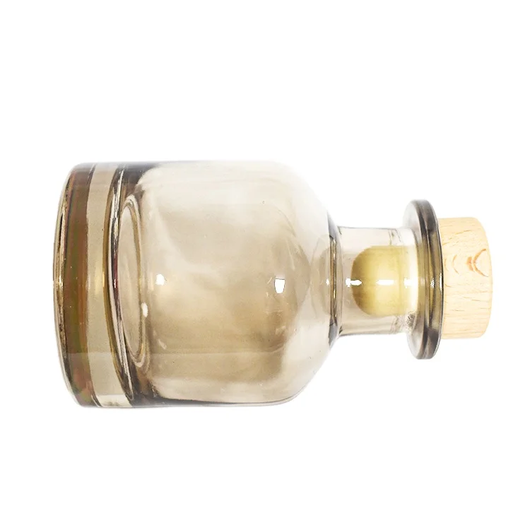 Custom Luxury 100Ml 150Ml 200Ml Essential Oil Aromatherapy Aroma Diffuser Bottle Empty Amber Glass Reed Perfume Diffuser Bottle