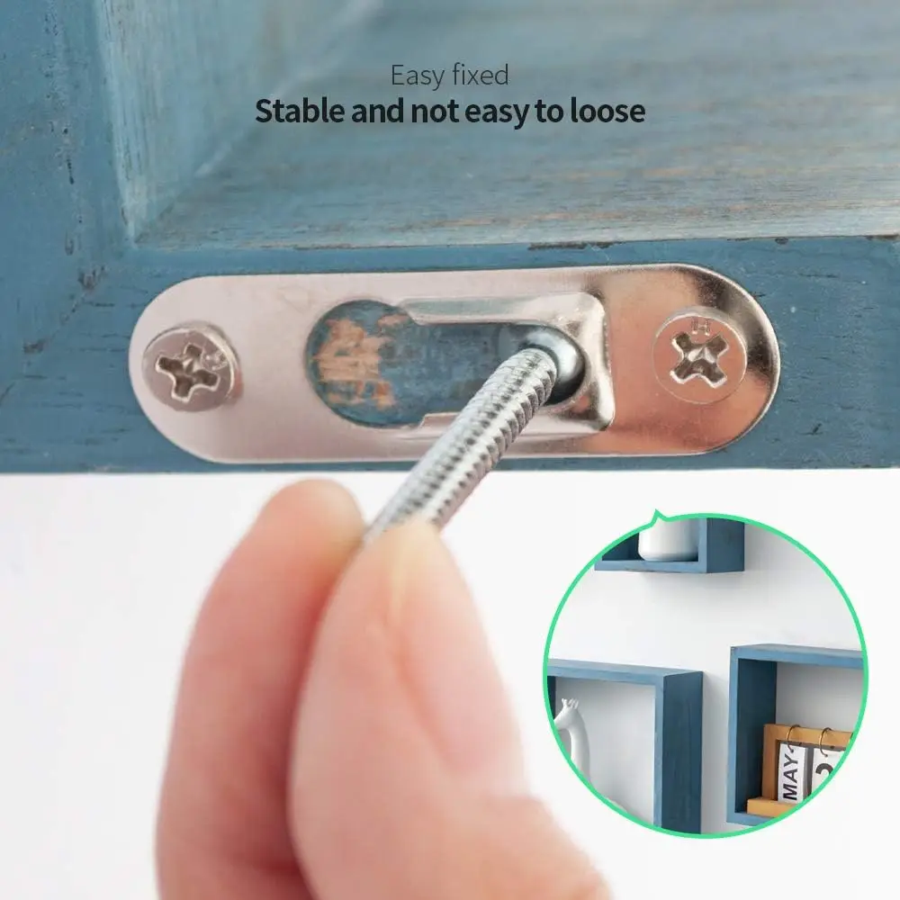 Set of 3 White Square Shelves wood storage shelf wooden Floating wall Shelf kitchen furniture