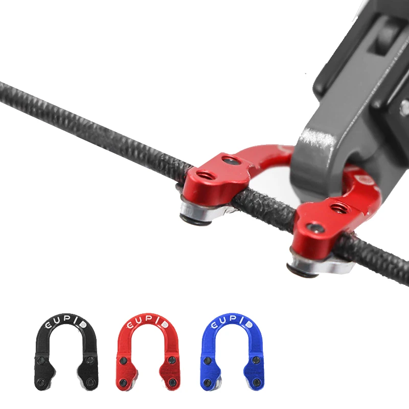 Archeri Portable Bow Pulley Bowstring Hunting Accessories d rings Other Shooting Products D Loop Rope Metal Ring Buckle Hook