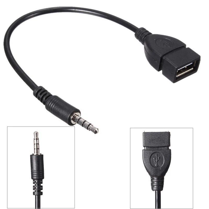  Переходник со штекера 3 5 мм на гнездо USB 2 0 Type A