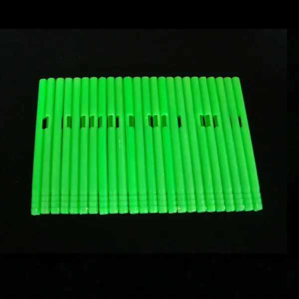 White color plastic whistle lollipop sticks