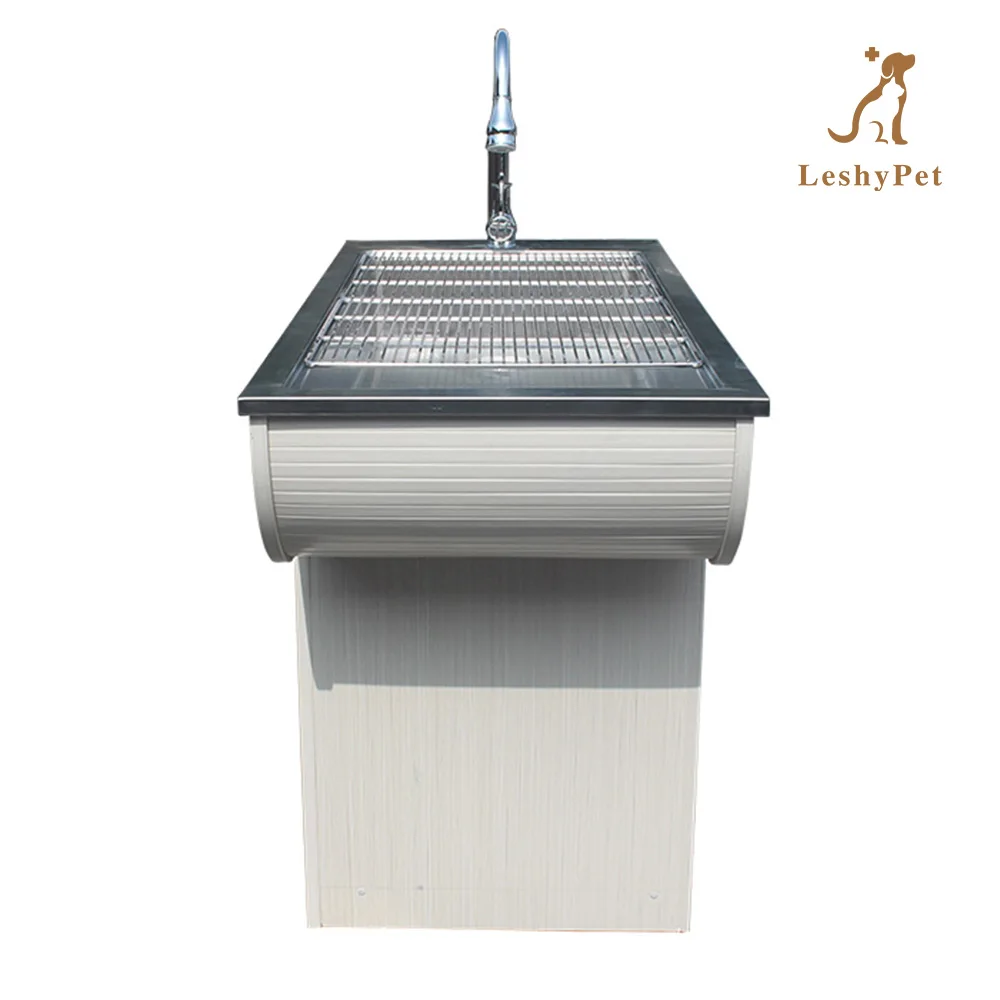 Leshypet High Quality Wood-based Material Veterinary Table Vet Treatment Table with Water Faucet