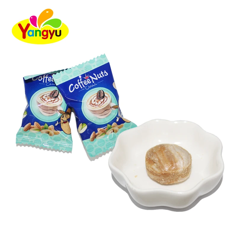 Halal Coffee Flavors Crispy Nuts Candy Charms