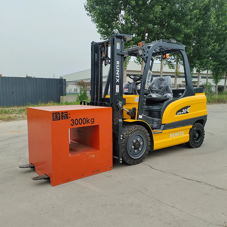 Runtx 4-колесный Электрический вилочный погрузчик 2 тонны 5 тонн 3 80 В мотор 7