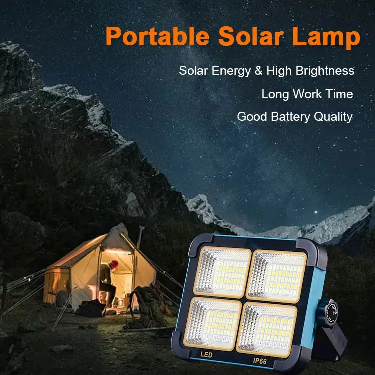 High Quality Competitive Price 200W Outdoor Led Solar Panel Flood Light Energy Saving Solar Flood Light