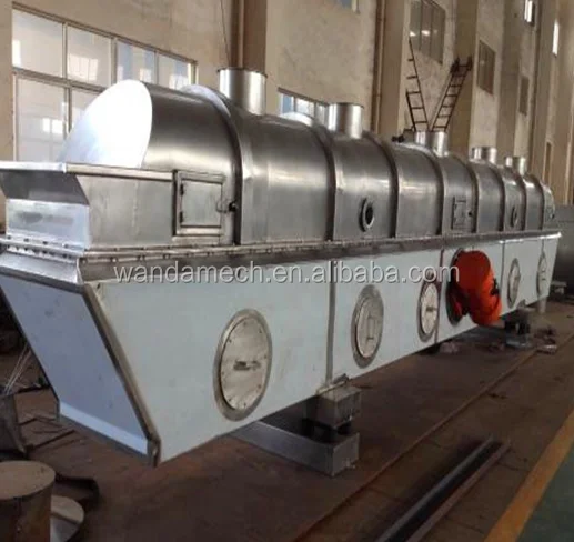 Linear continuous type quartz sand iron powder vibrating fluidized bed dryer with year-end favorable price