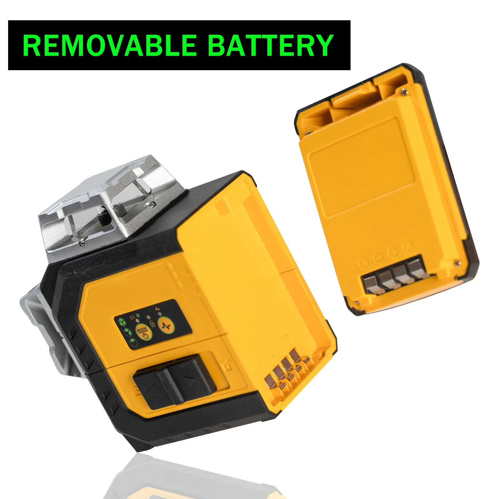 Профессиональный 12-линейный лазерный 3D уровень с зеленым лучом и перекрестной линией нм для строительства, лазерный уровень с 12 линиями