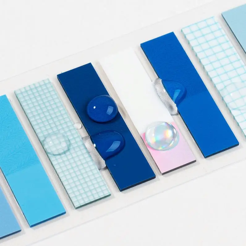 Заводские Ретро Morandi PET Memo Pads лазерные накладки для заметок рассыпной лист указательный стикер 200 листы