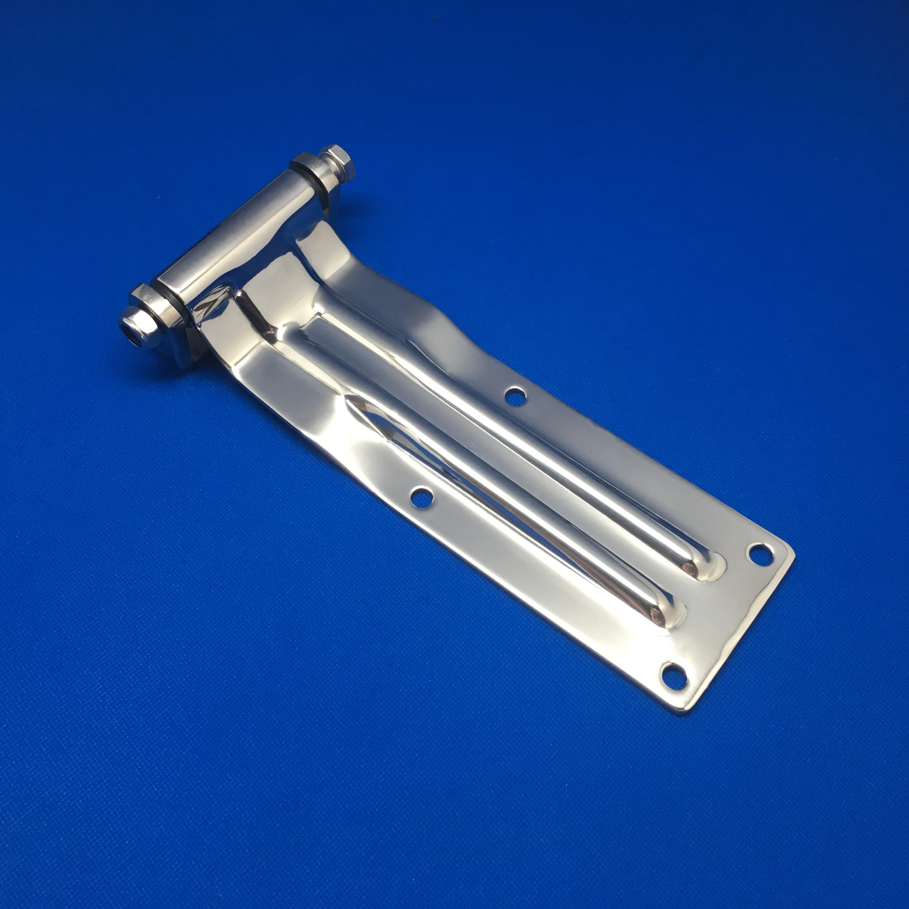 01116 Semi trailer truck dump body container door side rear hinge