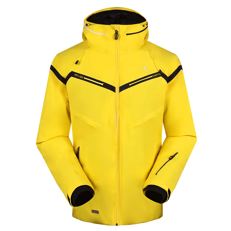 
OEM ODM keep warm ski waterproof jacket 3M lined ski jacket men skiing jacket 