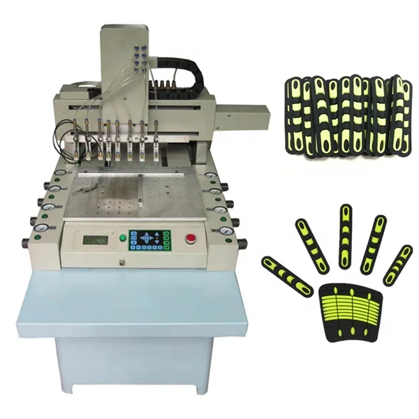 Multi-colors rubber pvc shoe charms machine