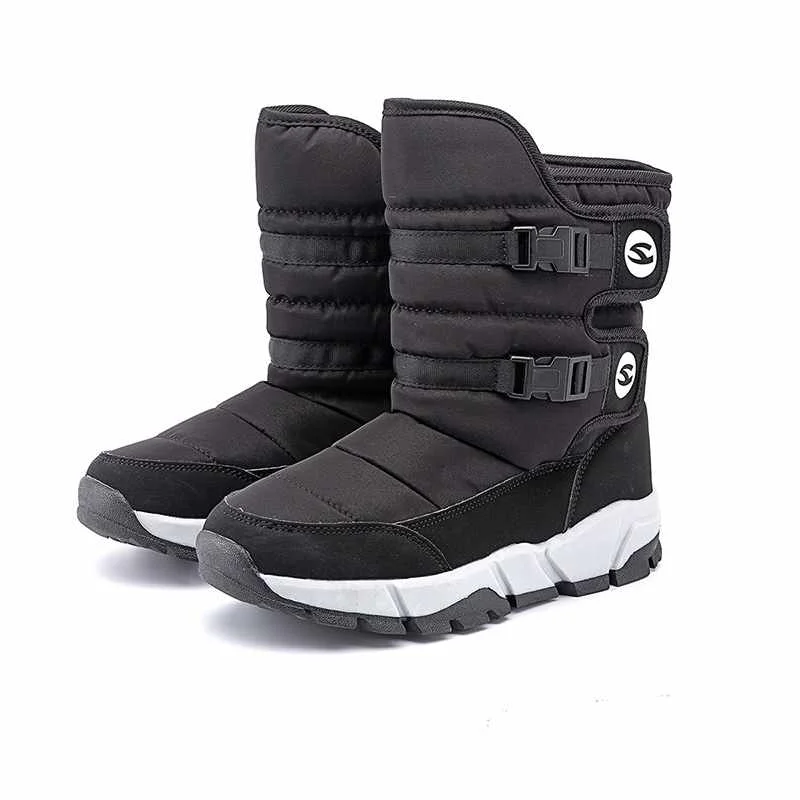
HOBIBEAR Boys Winter Durable Snow Boots Warm Big Size Girls Snow Boot Children Fashion Shoes 