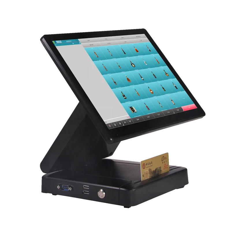 HDD-880 12 5 дюймов полный HD1080P Интеллектуальный кассовый аппарат системы pos терминал двойной экран