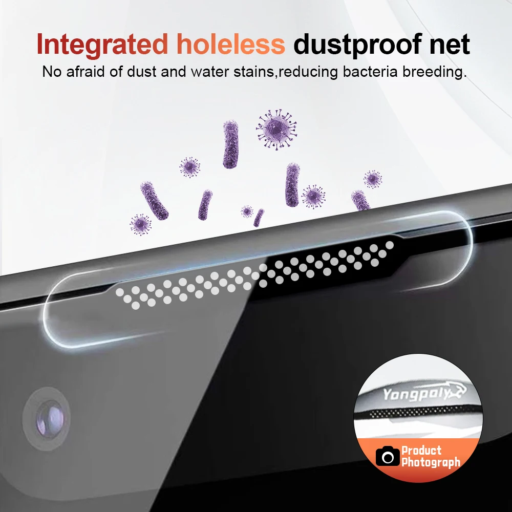 Anti-Scratch Glass 300C Super Curved Edge 4K HD Cell phone Tempered Glass Screen Protector film  for iPhone 16 15 14 13 12