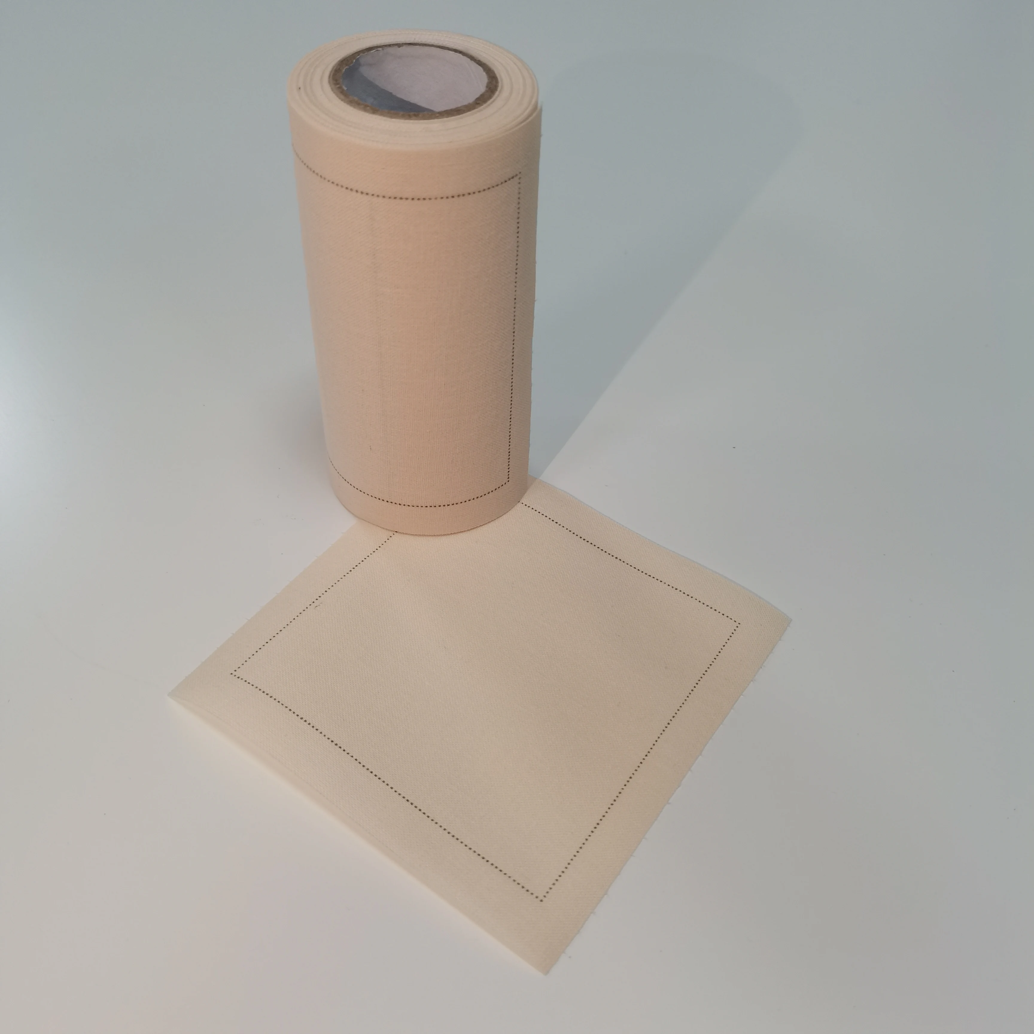 Cotton Fabric Cloth Coaster Napkin Tear able Disposable Rolled Tablet Napkin Linen Look Factory