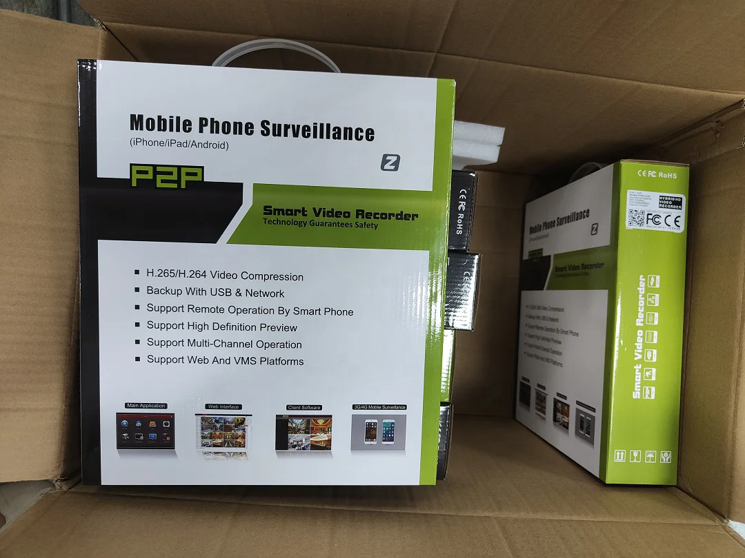 OEM ODM cctv factory price 5mp 4/8/16/36/64 channel CCTV AHD DVR XVR H.264 H.265 hybrid dvr recorder mobile apps P2P