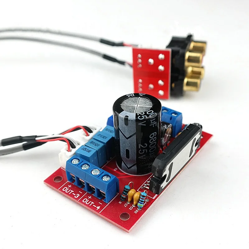 Taidacent TDA7850 Amplifier PCB Board Car Amplifier Board 4 Channel 50W*4 12V Audio ACC Amplifier TDA7850 for Modified Audio