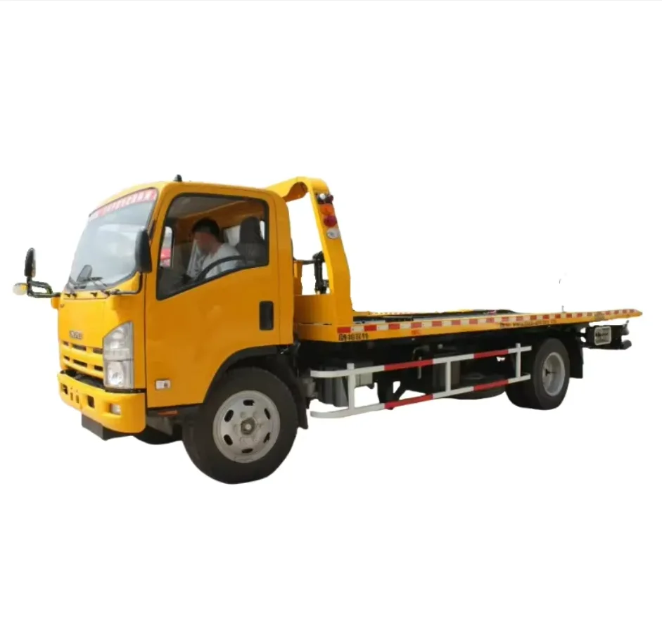 Best Selling  24-Hour Road Rescue Wrecker Truck Manual Transmission Diesel Fuel New Used Accident Rescue Flatbed Car