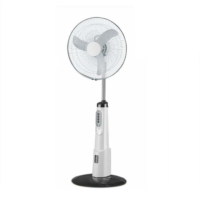 High Quality 18' Led AC/DC Stand Fan Adjustable Speed  Rechargeable Standing Fan For Home Office