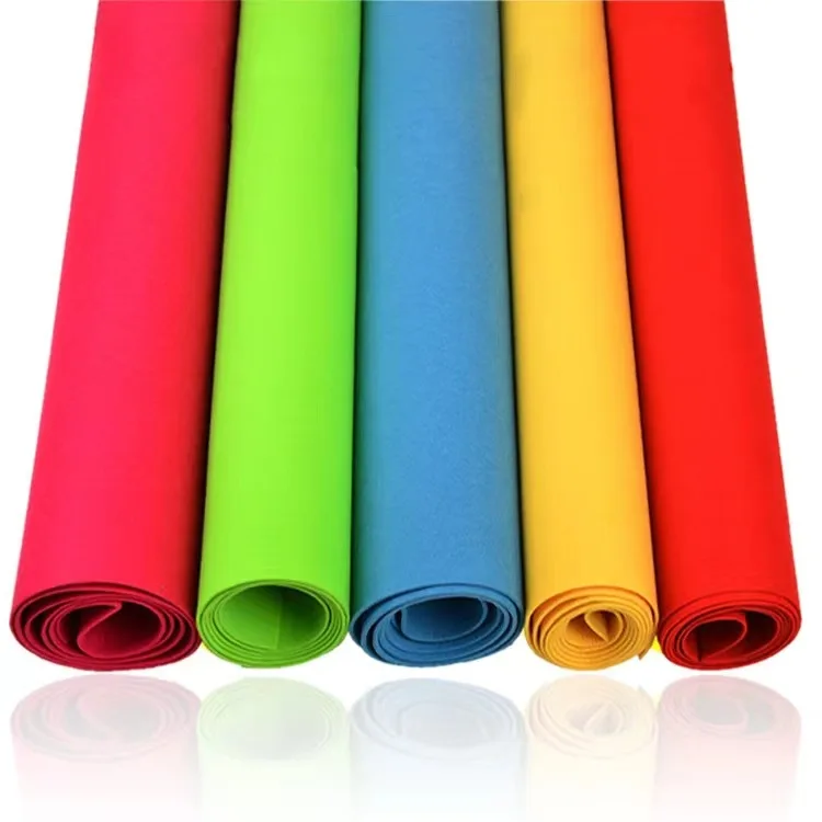 Good quality low cost 100% polyester nonwoven felt fabric
