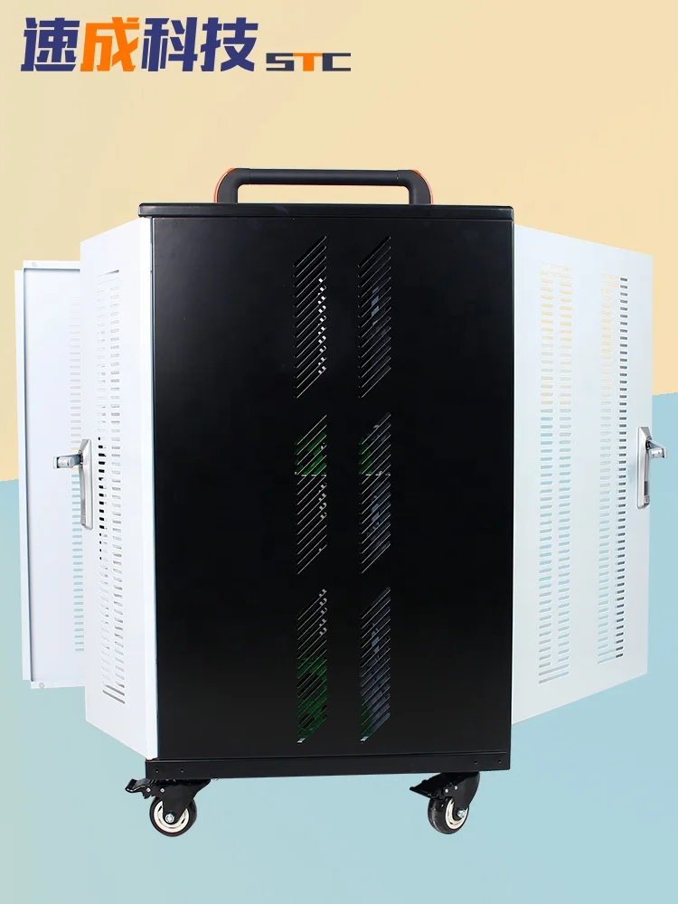 
Chromebook laptop storage and charging cabinet with 20/40/60 ports 