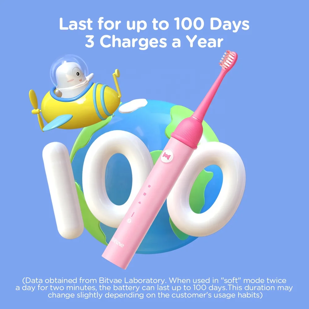 Bitvae BV K7S Smart APP Kids Sonic Electric Toothbrush with Pressure Sensor