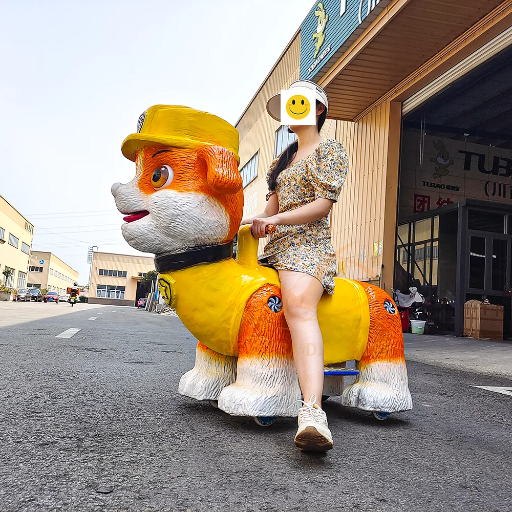 Shopping Mall Scooter Dinosaur Rides for Kids Ride on Dinosaur for Amusement Park