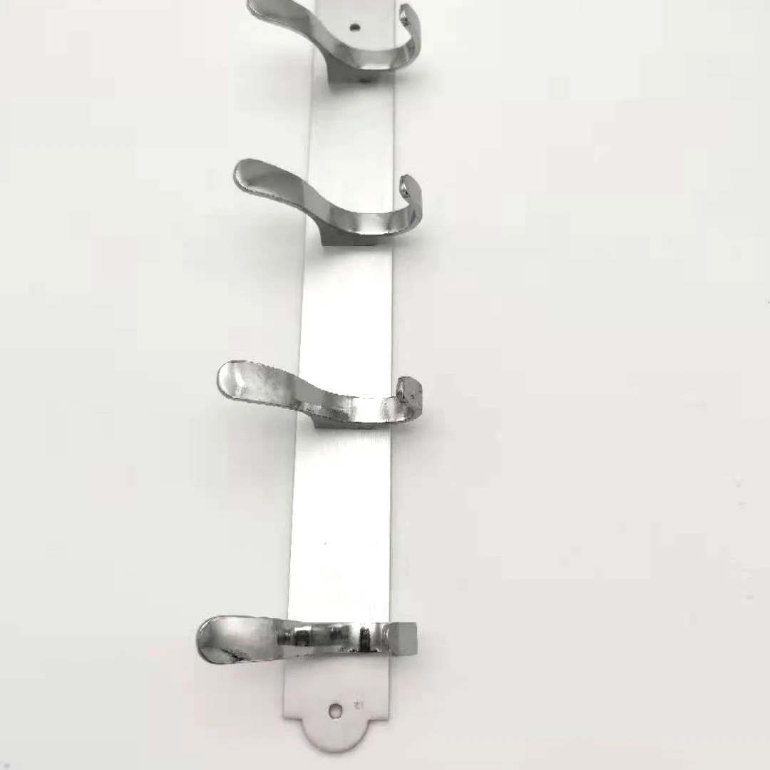 Модные стильные аксессуары для ванной комнаты, металлический настенный крючок для одежды и халата