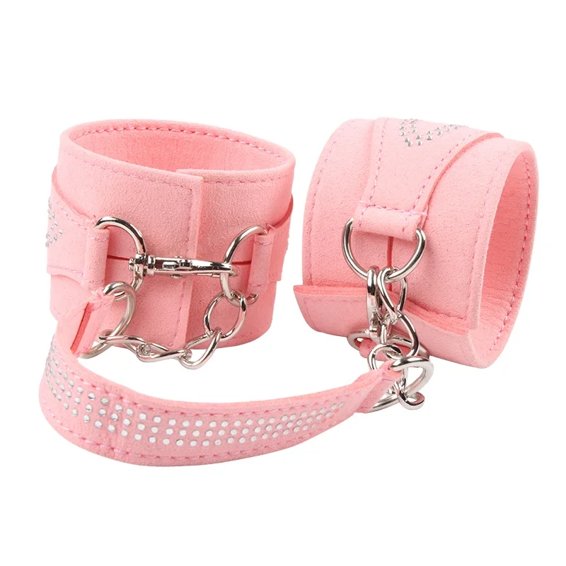 BDSM Restraint Bondage Fetish Slave Handcuffs Ankle Cuffs Adult Erotic Sex Toys For Woman