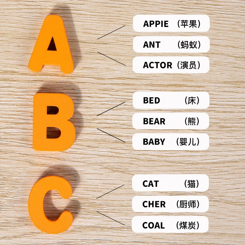 2024 wooden spelling game wood lacing threading game for children funny rope game fine motor preschool educational toy