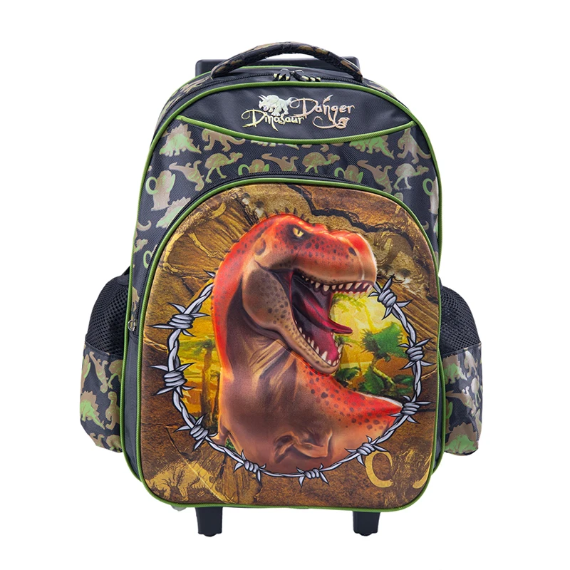 Ergonomic Trendy Kids Boy Children Wheel School Trolley Bag with Wheels