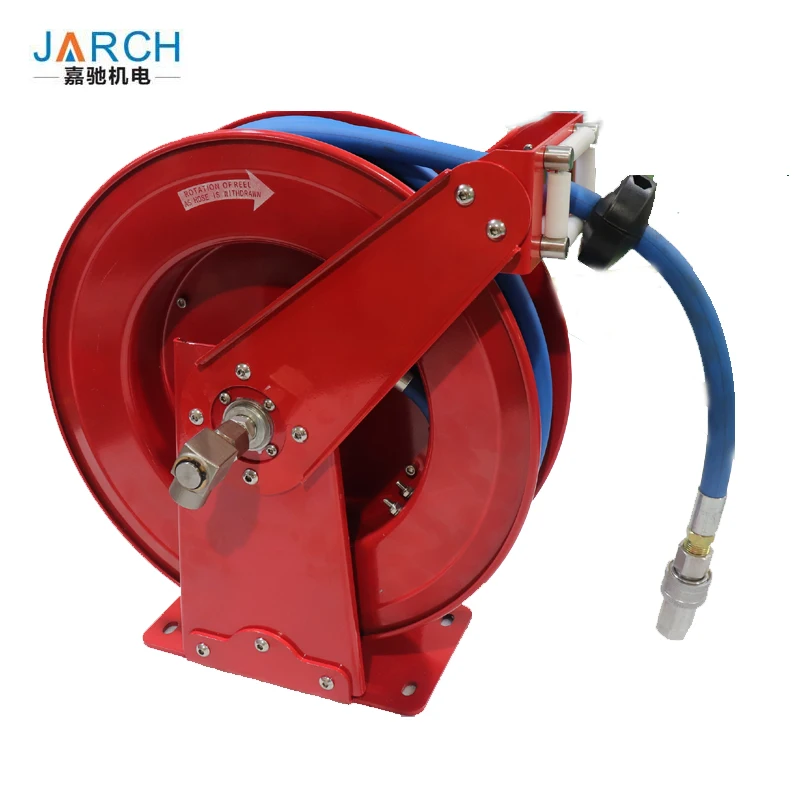 Heavy duty oil grease and hydraulic hose reel fuel lpg hose reel for tailer tank truck