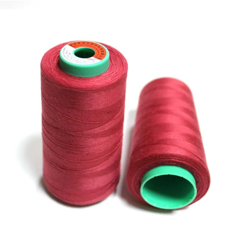 Factory direct wholesale 100% spun polyester sewing thread 40/2 5000y cone for sewing clothes