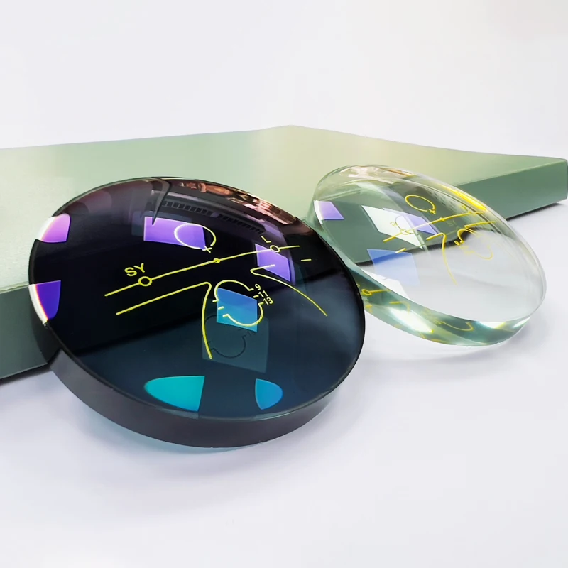 semi-finished optical lenses manufacturer 1.56 uncut raw wafer ophthalmic ASP prescription optic lenses