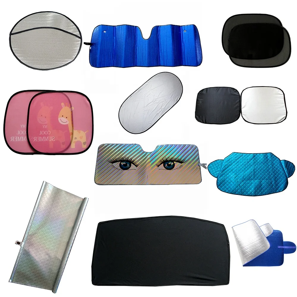 Universal Car Sunshade Logo Custom Car Windshield Sun Shade