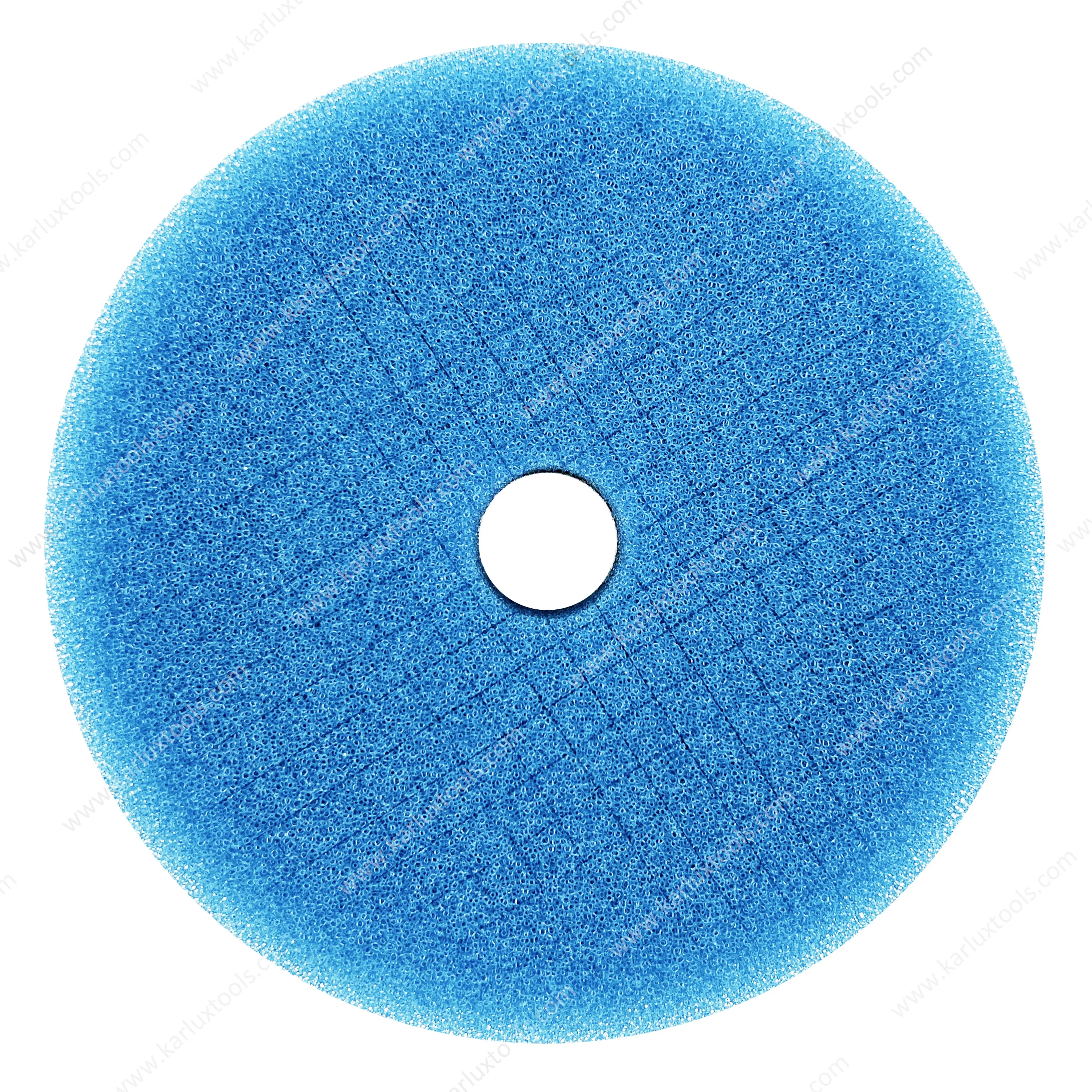 6inch Trapezoidal Sponge Pad Buffing Sponge Pad Foam Polishing Pad For Car Buffer Polisher Compounding Polishing and Waxing