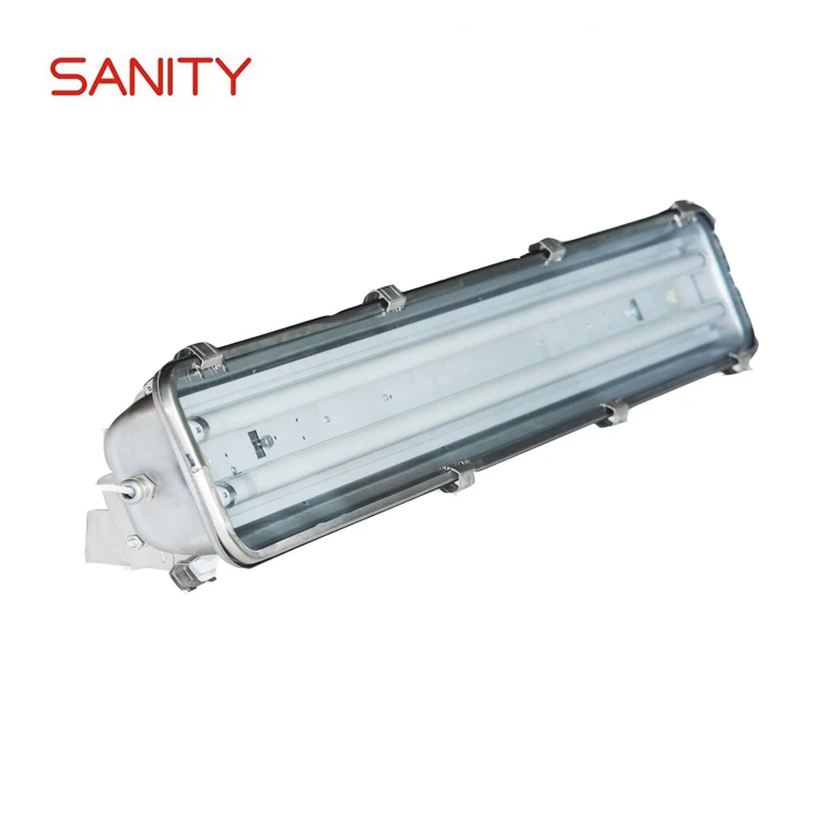 Stain Steel T8/T5 Led Light Waterproof Fluorescent Tri-Proof Lighting Fixture
