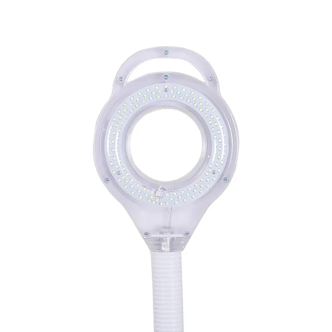 SA-LC07 Magnify Craft Cosmetic Floor Stand LED Magnifier Facial Glass Magnifying Lamp