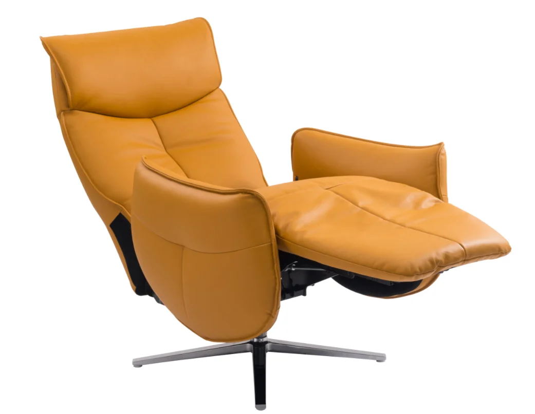 
Material and Color Can Be Customized Modern Luxury Sectional Sofa Recliner Chair with Ottoman in Living Room 