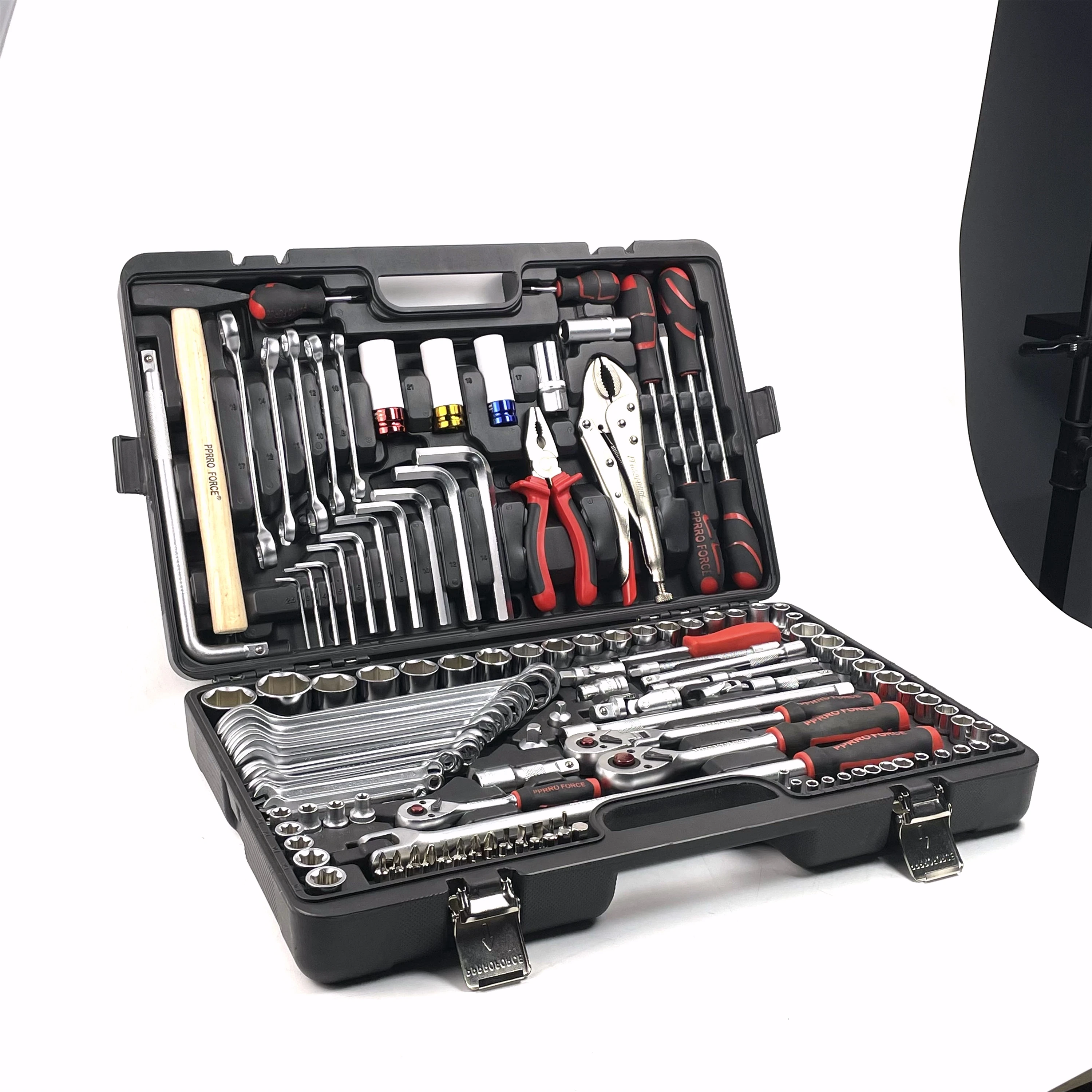 Hot Selling Cheap Custom Combination Kit Mechanical Heavy Duty Socket Wrench Tools Box Set