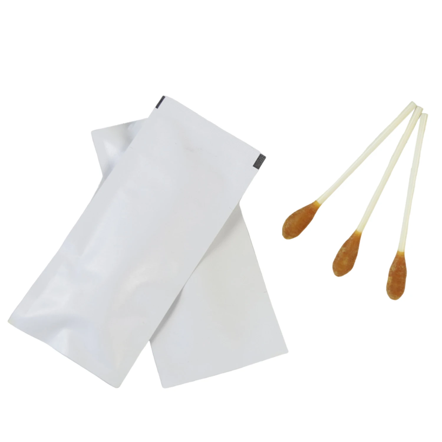 Povidone Iodine Swabsticks Convenient Antiseptic to Ensure Skin Preparation Brown 3 Swabsticks Per Foil Packet